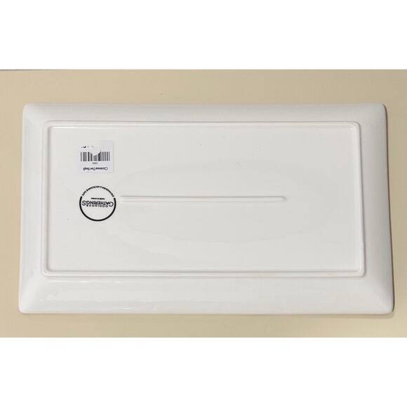 NWT: Godinger - Merry & Bright, Christmas Light, Red Serving Platter - Picture 3 of 3